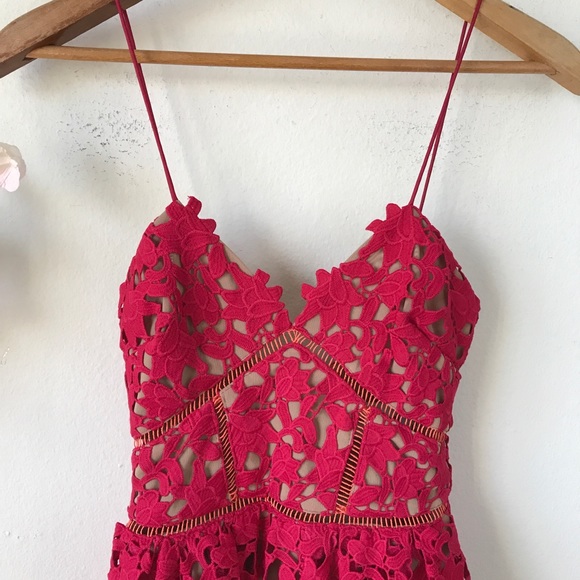 Self-Portrait Azaelea Pink Lace Dress - Picture 4 of 8